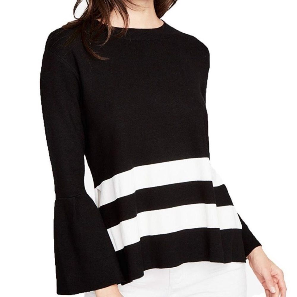 Rachel Roy December Bell Sleeve Tie Back Sweater